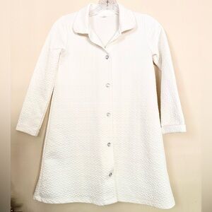 VTG NANETTE KIDS Elegant White Textured Coat